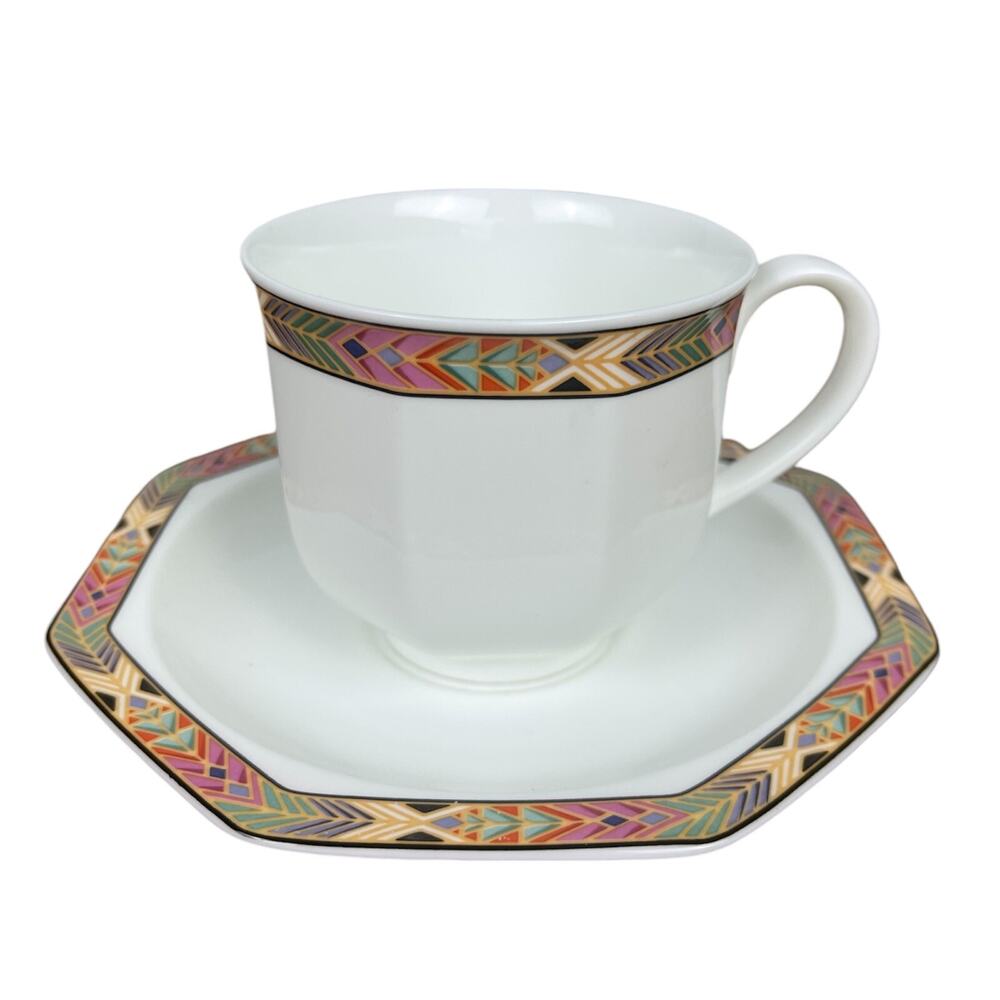 Villeroy & Boch Cheyenne VTG Bone China Heinrich Tea Cup & Saucer West Germany